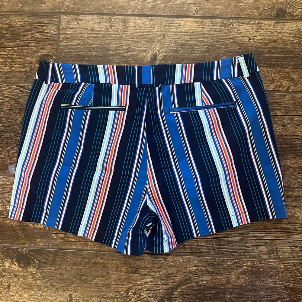 a.n.a. Vibrant Striped High Waist Women's Shorts - Picture 7 of 7